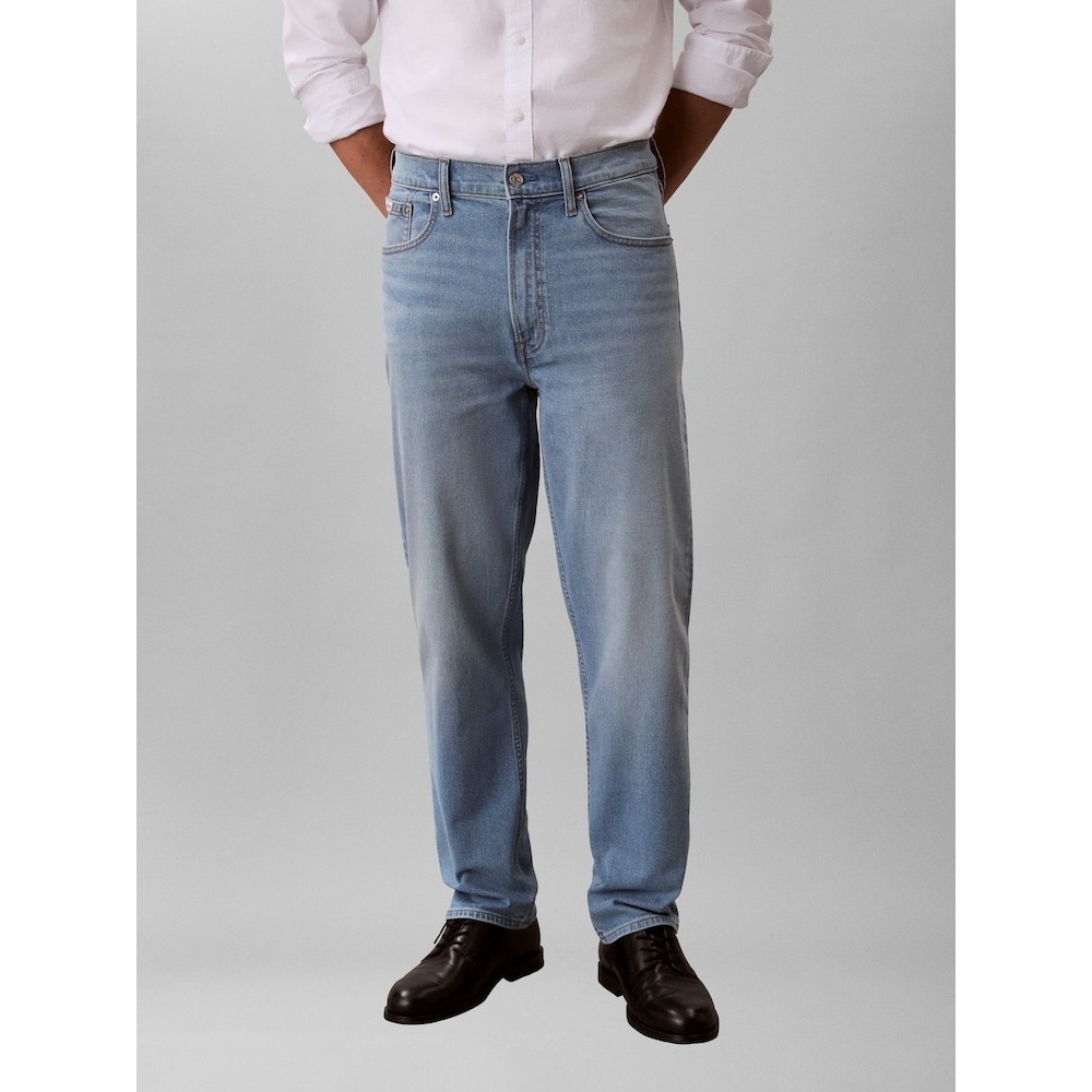 Calvin Klein 90s Taper Ashland Jeans Men 30 Blue Stonewash Denim